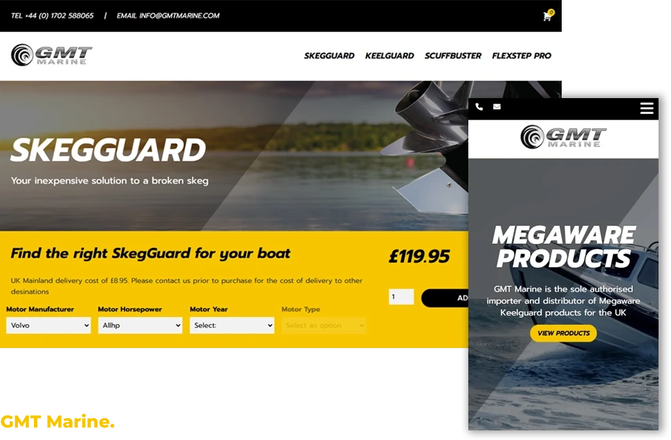 E-commerce website Leigh on Sea Essex